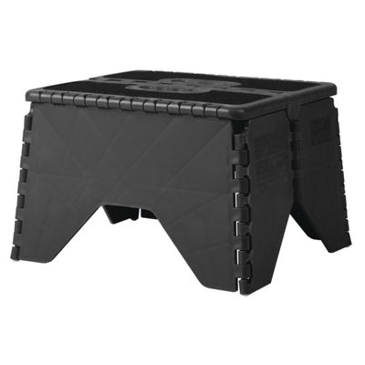 Gradino pieghevole in plastica 37x31x24 cm - Carbest