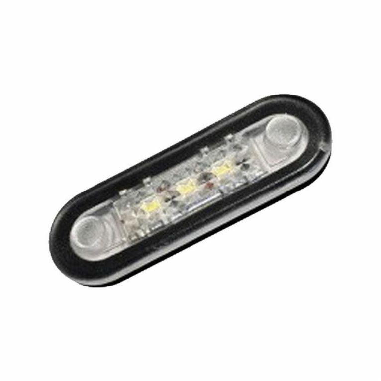 plaf. mod.30 3leds bianchi 12/24v trasparente - ofolux