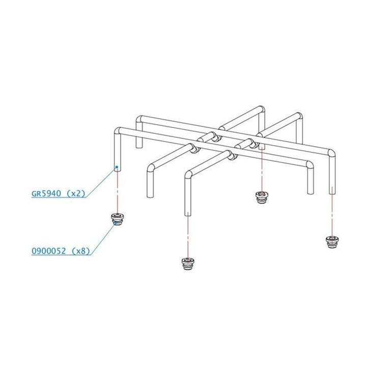 kit griglia pi8062 - dometic
