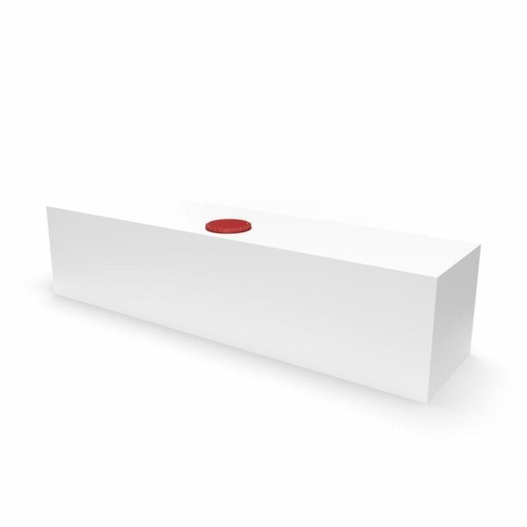 serbatoio 120x28x30 cm. lt.100* bianco - lippert