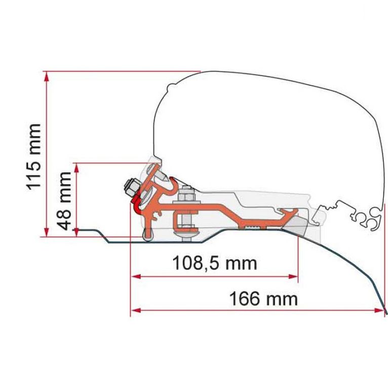 kit ducato h2-l2/l3 >06 d.b. x f80s - fiamma