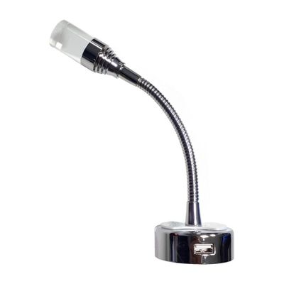 SPOT FLESSIBILE LED 12VDC-1W 3000K FXA1CR-U BLISTER