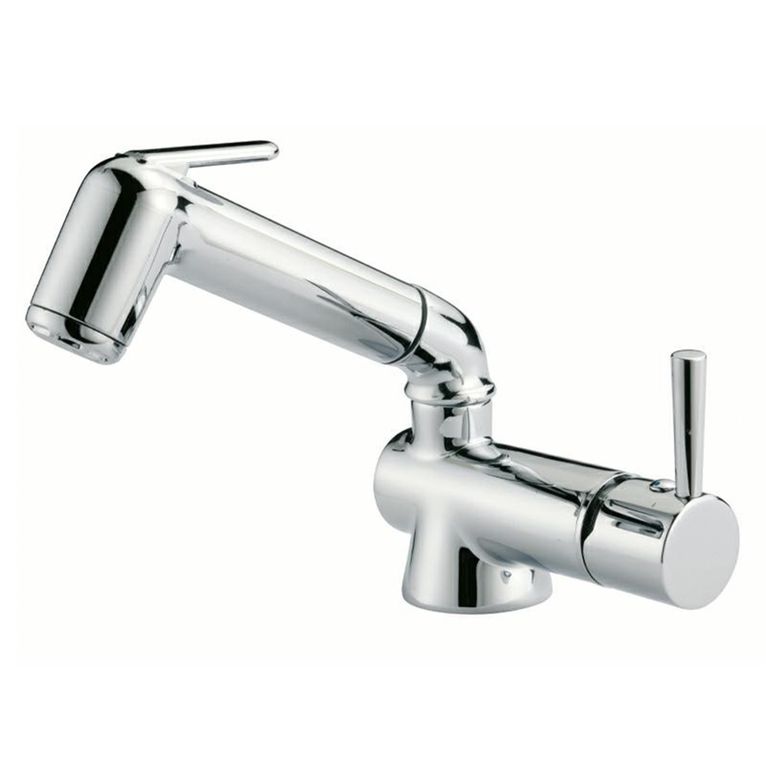 miscelatore monocomando cromato/doccia estraibile diam.3