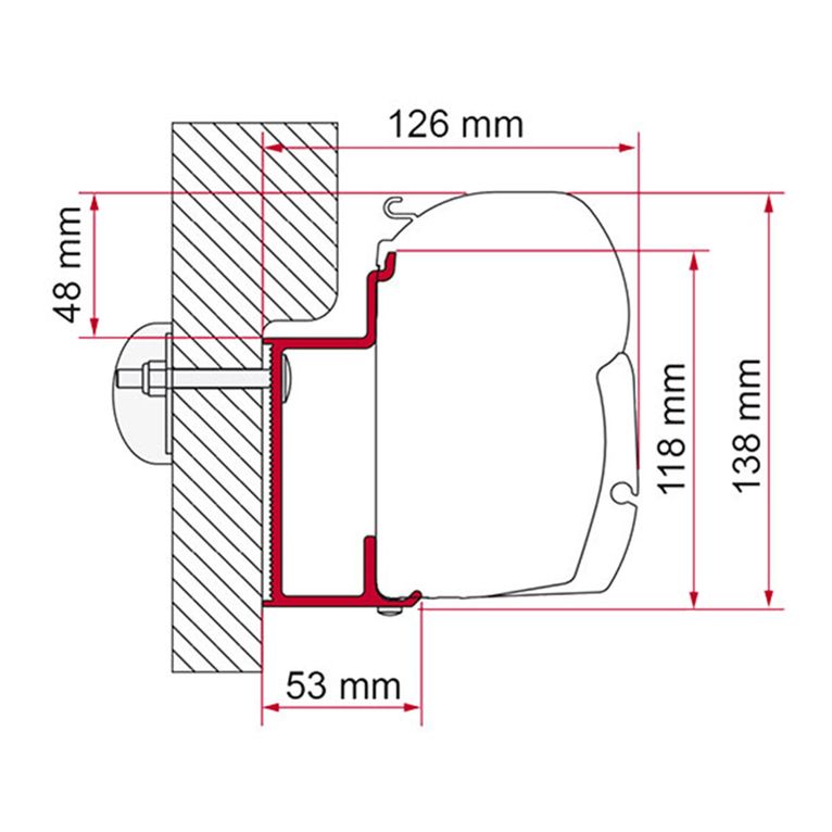 adapter eura mobil karmann 450 - fiamma