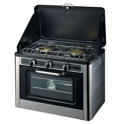 Cucina a gas con forno 50 mbar piezo - Camp4