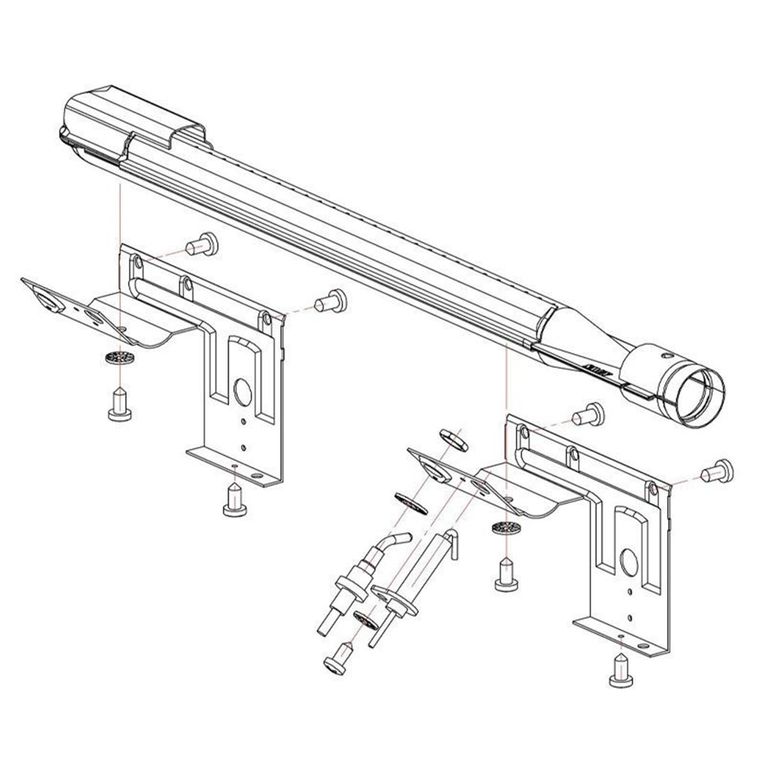 kit bruciatore fo300 con accensione - dometic