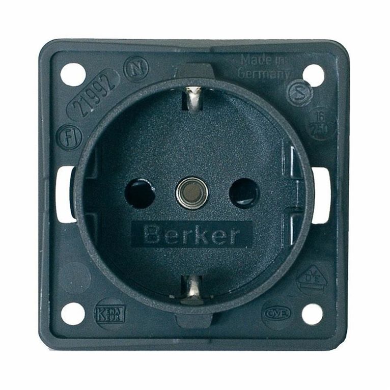 bmp22d/g presa berker schuko 230v 16a grigia - cbe