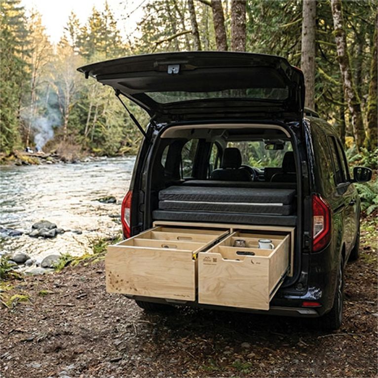 camping box indy cargo • cassetti / tavolo / letto / mat