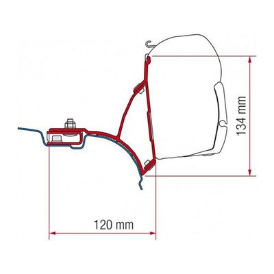 KIT FORD CUSTOM LIFT R L1/L2 DB RHD - Fiamma