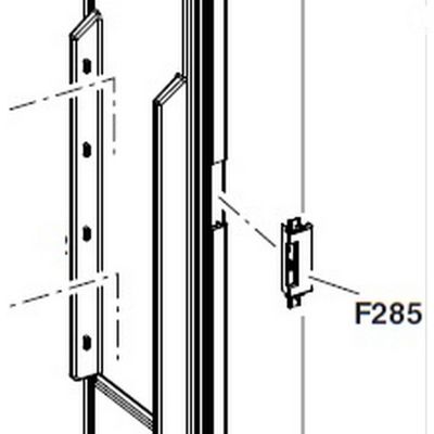 MANIGLIA COMPL.FRIGO SLIM 70-90-140
