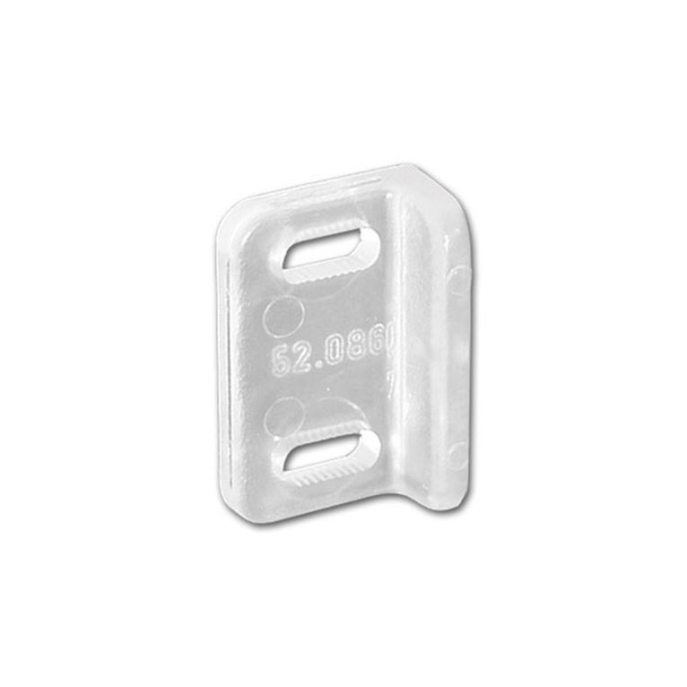 contropiastra in plastica trasparente • blister