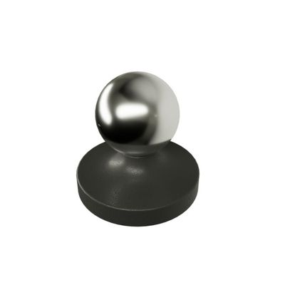 BASE SFERA LAMPADA TAVOLO NERA