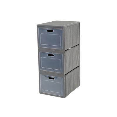 Armadietto pieghevole Box 3, 30x75x40 cm, 3 scomparti