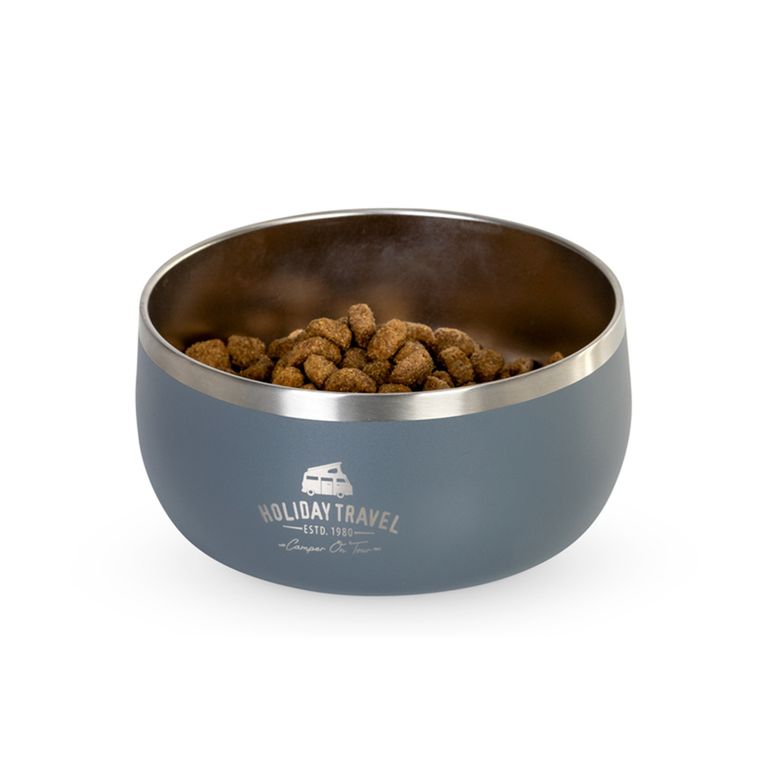 ciotola per cani in acciaio inox foxi 1 l antiscivolo