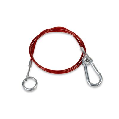 Cavo antistrappo 1 m con moschettone - Carbest