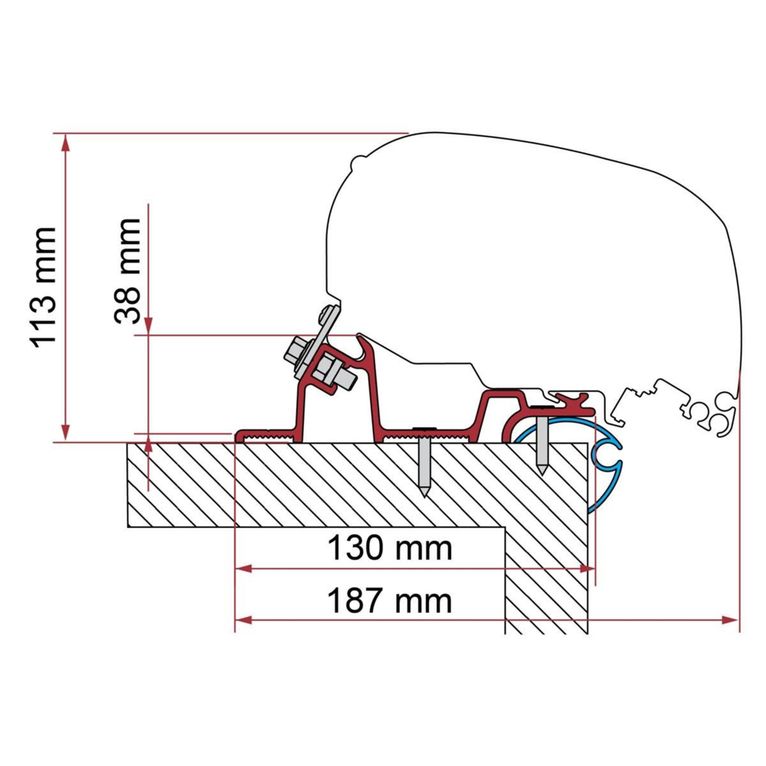 adapter caravan standard 400 - fiamma