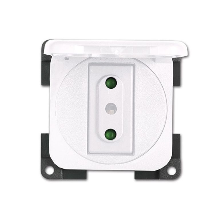 presa con coperchio • 230 v / 10 a • bianco