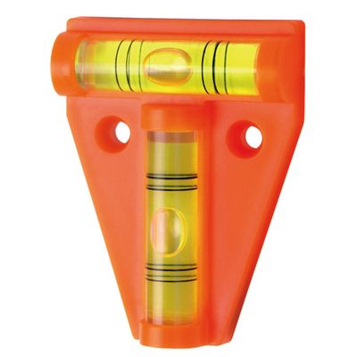 Livella a croce magnetica per caravan arancione