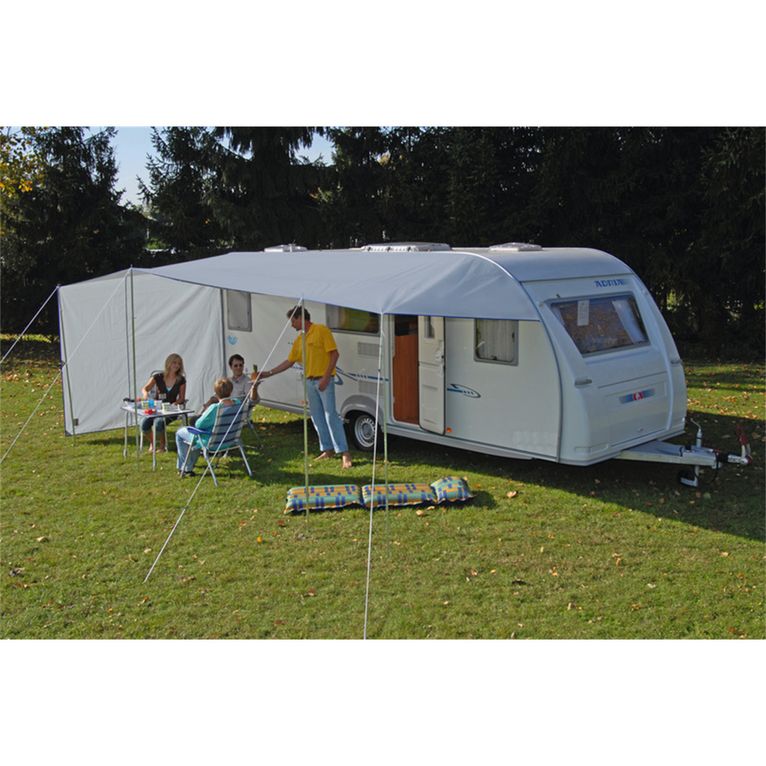 tendalino parasole como 8 grigio 700x240 cm con pali