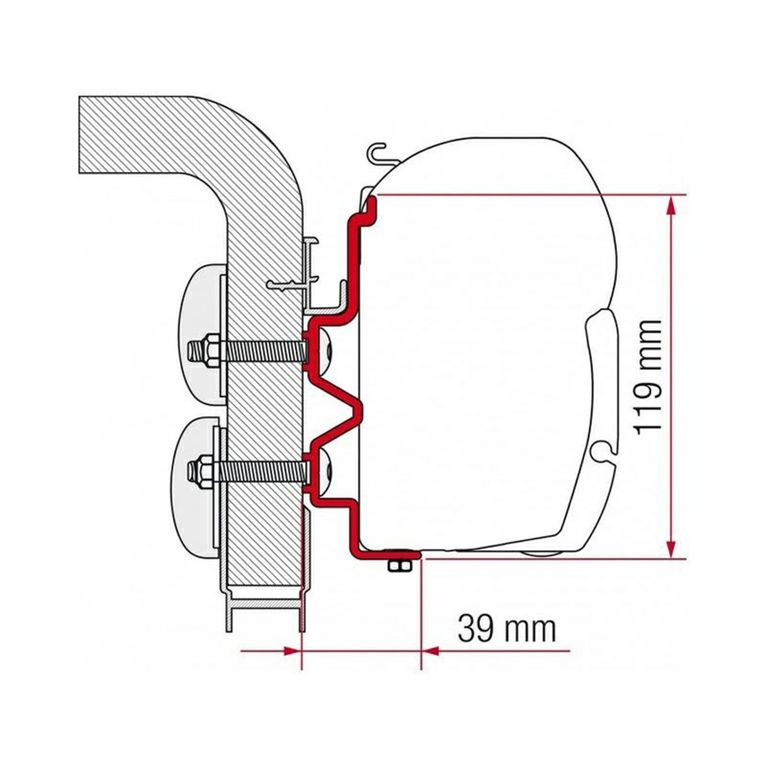 adapter hymercamp 450 - fiamma