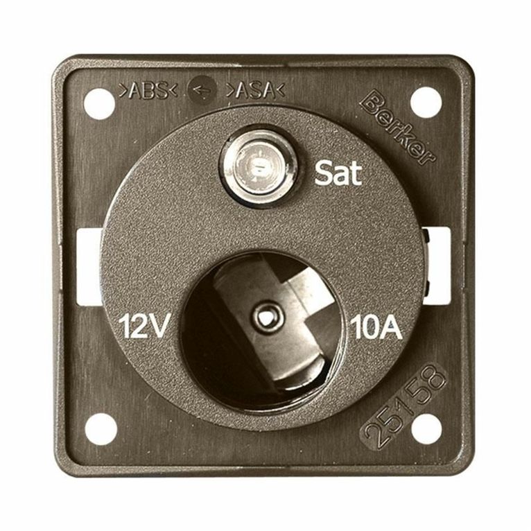bmp12as presa 12v auto+sat marrone - cbe