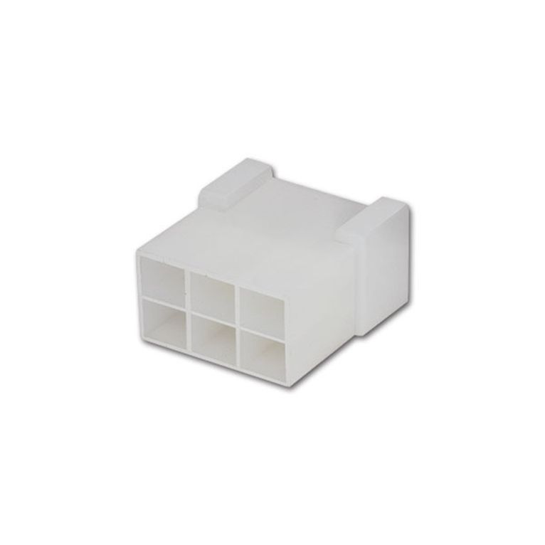 blocchetto porta faston • maschio • 6 vie