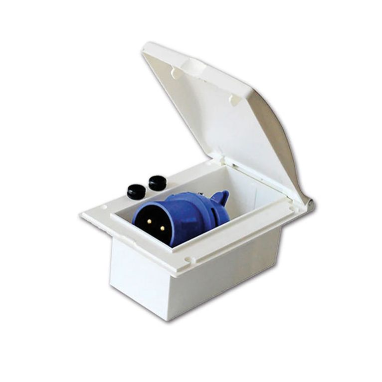 spina maschio cee da parete - 220v - 110 x 160