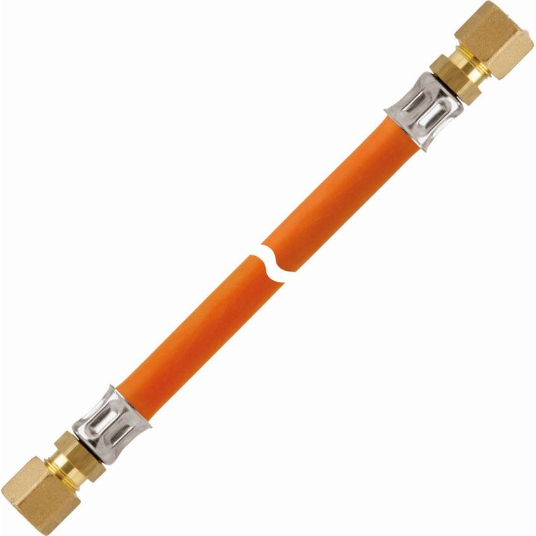 tubo gas flex gomma 80cm marine 10