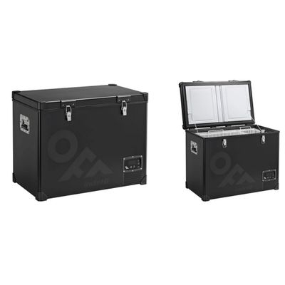 FRIGORIFERO 12-24V 100L BLACK STEEL