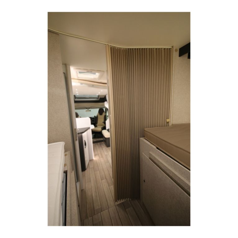 divisorio per interni 200x120 cm beige, con guide
