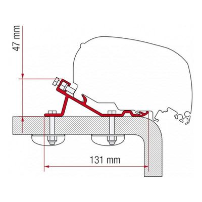 ADAPTER STANDARD F65 EAGLE 400 - Fiamma
