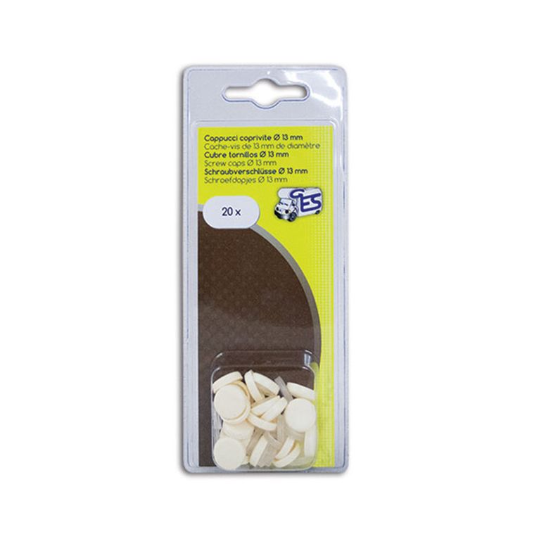 cappuccio coprivite ø 13 • 20 pz • avorio • blister
