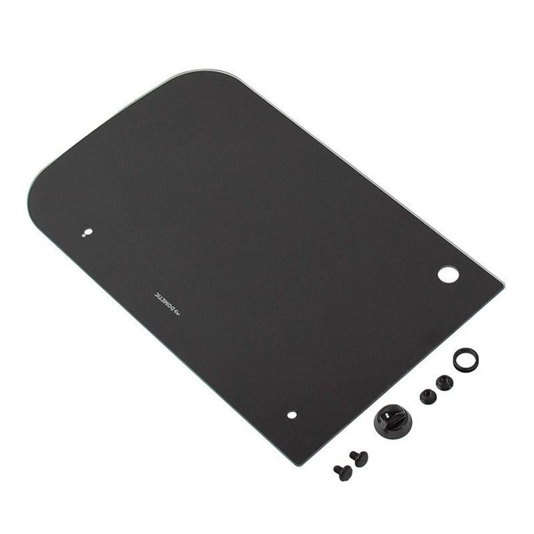coperchio in vetro destro ral9005 nero - dometic