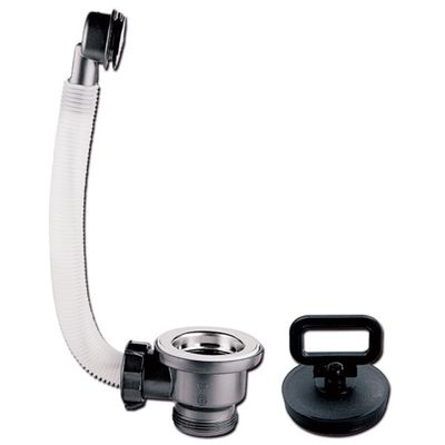 Piletta dritta • 1"" ¼ • troppo pieno