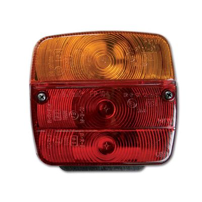 Fanale universale con targa • destro-sinistro