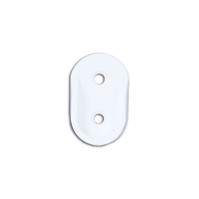 reggi asta appendiabiti • 2 fori • ø 18 • bianco