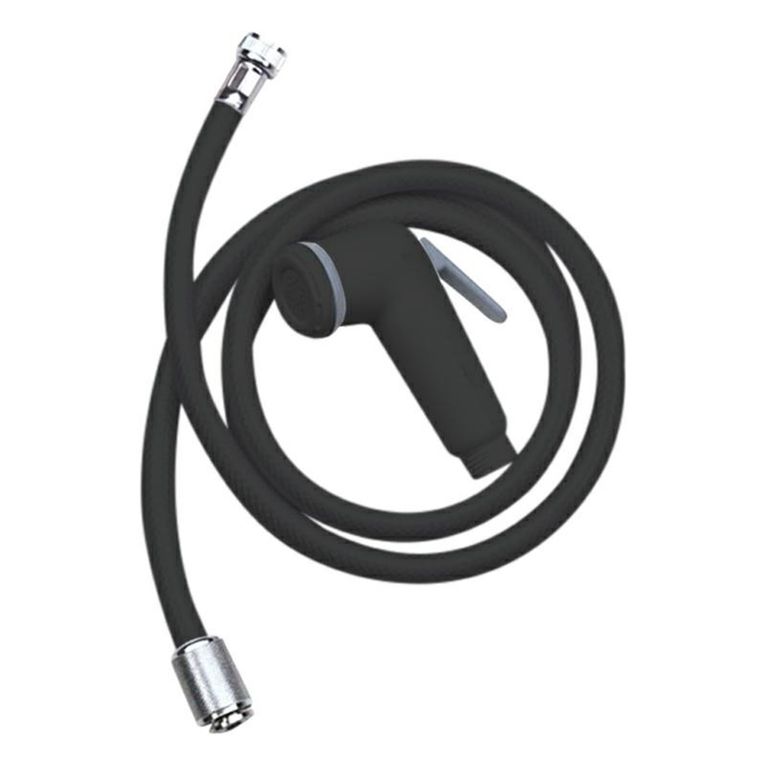 doccetta con flessibile in pvc nera 200cm. 3/8"" f
