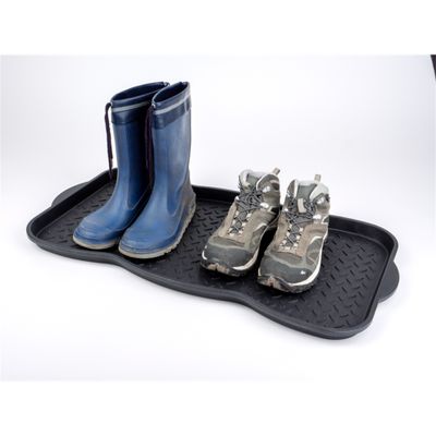 Vaschetta scolascarpe 74x37x3 cm nera - Camp4