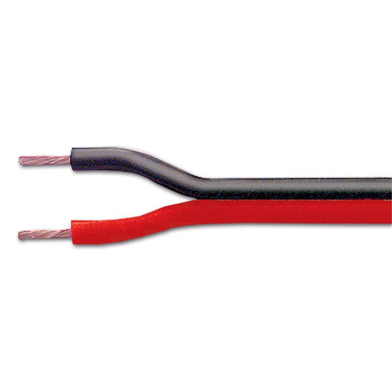 piattina rosso / nera - 2 x 1 mm²