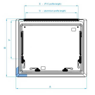 FINESTRA A COMP. SILVER VAN 400X300 - Plastoform