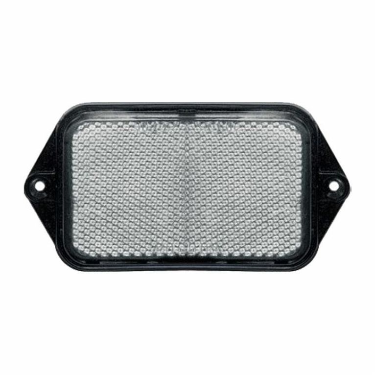catarifrangente rettangolare bianco cf.pz: 10 - plastar