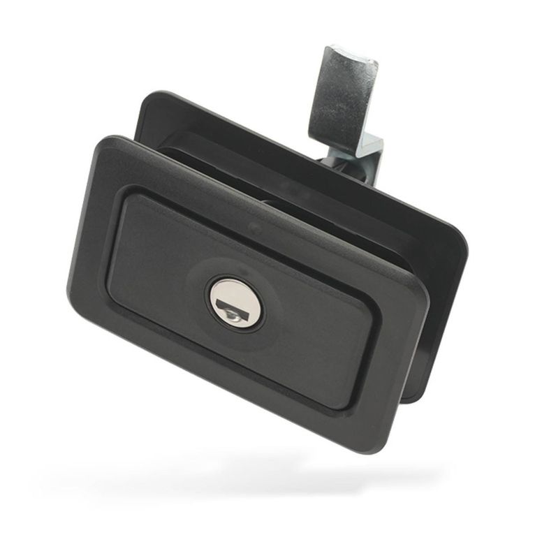 quadro serratura push lock nera - cilindro e chiavi zadi