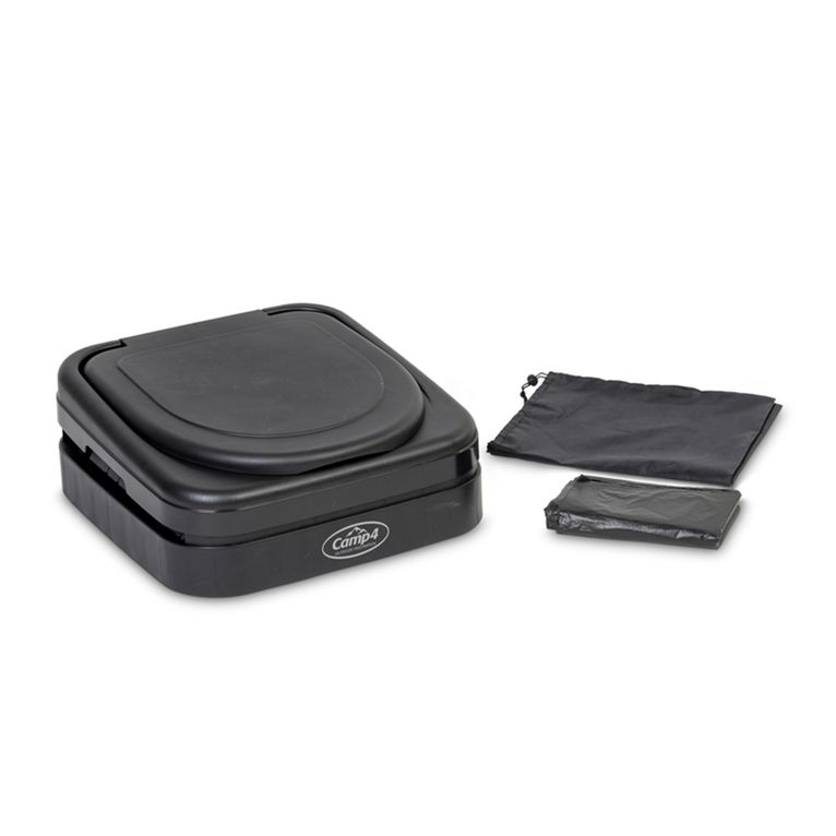 wc pieghevole l 41x44x43,5 cm grigio/nero con borsa