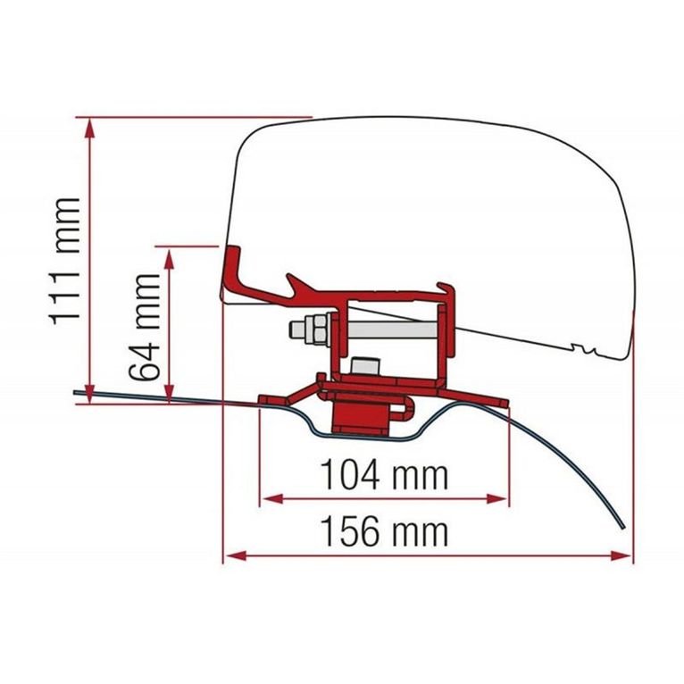 adapter psa 260 - deep black - fiamma