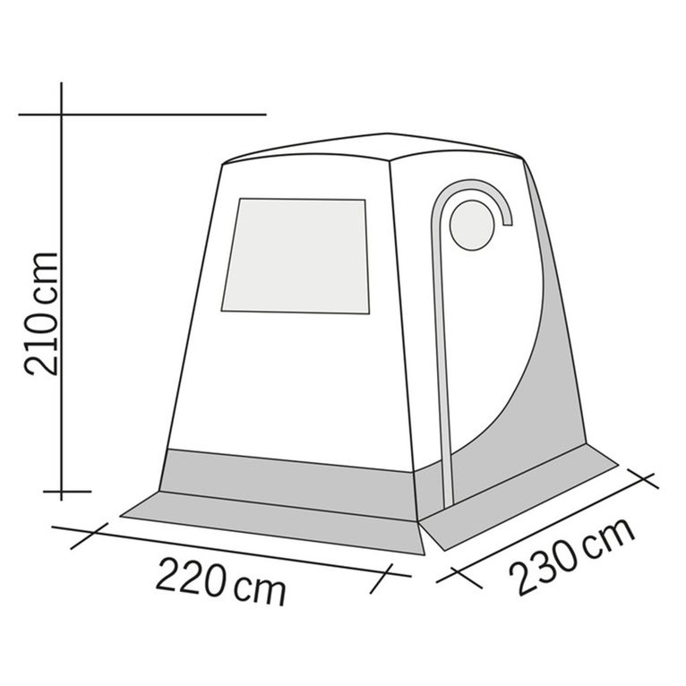 tenda posteriore trapez trafic - reimo tent