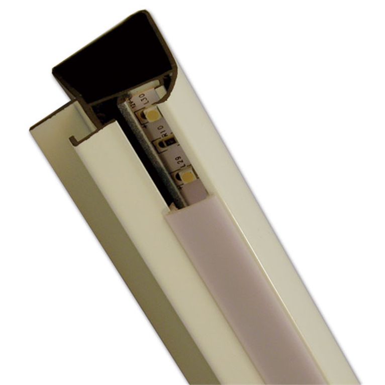 profilo porta led con coperchio • 2,2 m prf1985