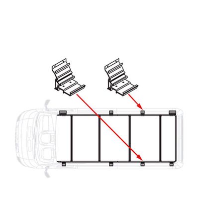 Kit Roof Rail Ducato Extra 16,5 cm