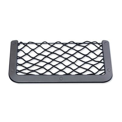 Rete Portaoggetti Nera Con Cornice in Abs 275 x 130 mm