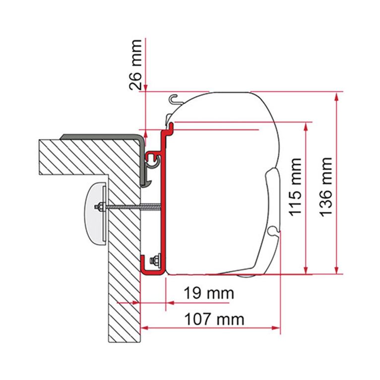 adapter rapido 400 - fiamma