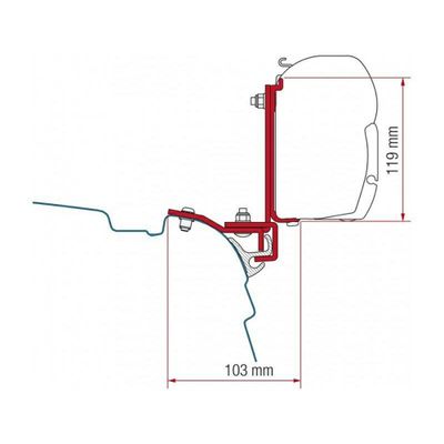 KIT MULTIRAIL REIMO VW T5/T6 NEW 2023 - Fiamma